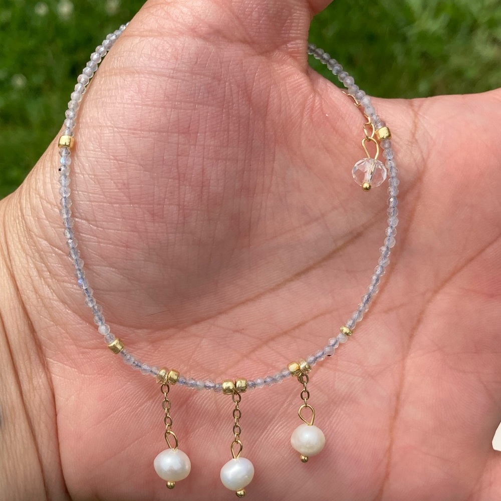 Labradorite anklet - Picture 2 of 3